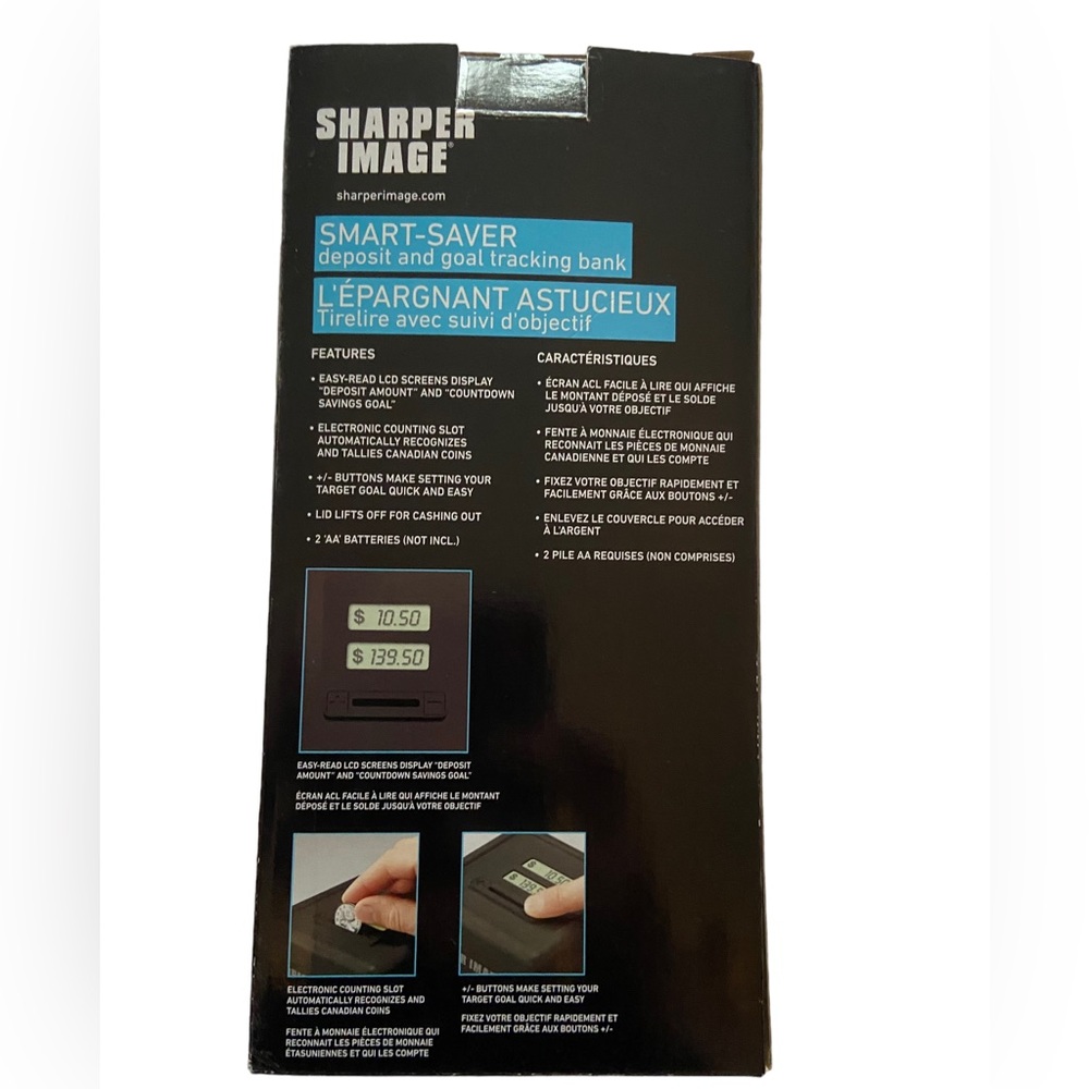 BNIB Sharper Image Coin Counter - Battery Operated. - Picture 3 of 5